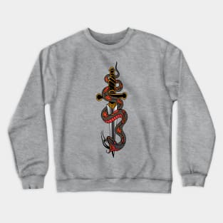 American Traditional Snake and Sword Crewneck Sweatshirt